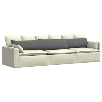 Cuscini da Divano 2 pcs Grigio scuro 200 x 40 cm Tessuto | homemem39