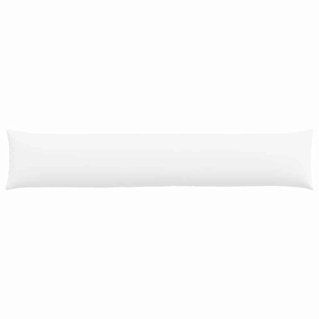 Cuscini da Divano 2 pcs Bianco 200 x 40 cm Tessuto | homemem39