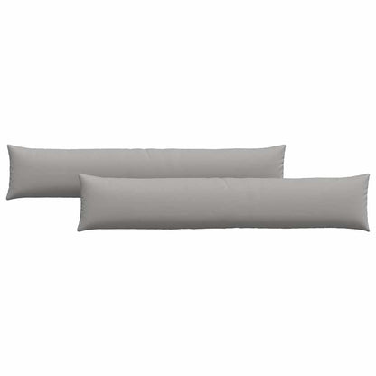 Cuscini da Divano 2 pcs Grigio Nuvola 200 x 40 cm Tessuto | homemem39