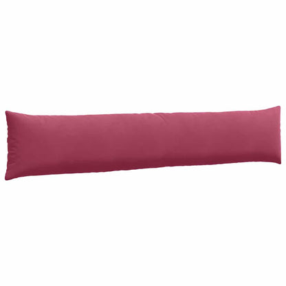 Cuscini da Divano 2 pcs Rosso Vino 200 x 40 cm Tessuto in Cords | homemem39