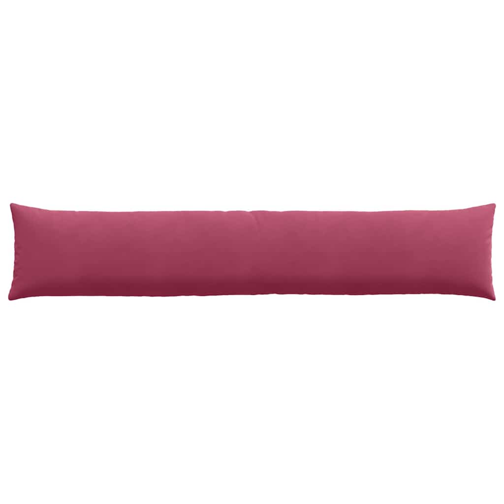Cuscini da Divano 2 pcs Rosso Vino 200 x 40 cm Tessuto in Cords | homemem39