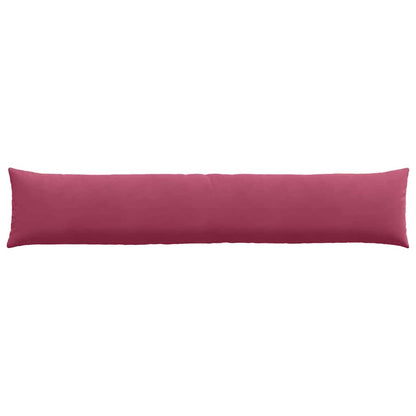Cuscini da Divano 2 pcs Rosso Vino 200 x 40 cm Tessuto in Cords | homemem39