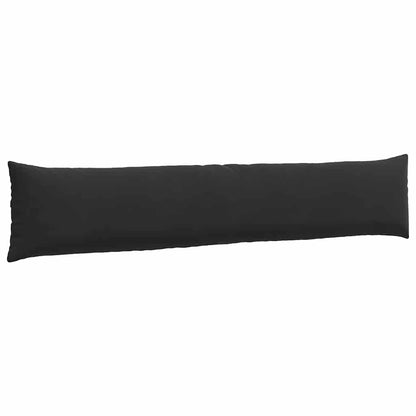 Cuscini da Divano 2 pcs Nero 200 x 40 cm Tessuto in Cords | homemem39