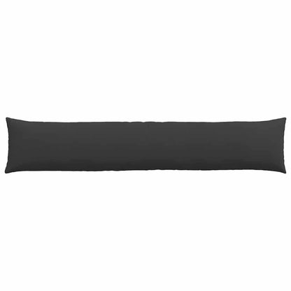 Cuscini da Divano 2 pcs Nero 200 x 40 cm Tessuto | homemem39