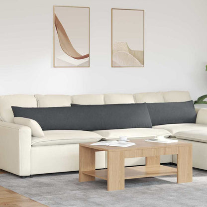 Cuscini da Divano 2 pcs Grigio scuro 200 x 40 cm | homemem39