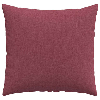 Cuscini da Divano 2 pcs Rosso Vino 45 x 45 cm Tessuto | homemem39