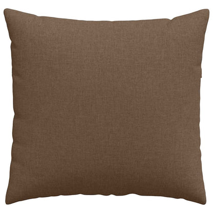 Cuscini da Divano 2 pcs Marrone 45 x 45 cm Tessuto | homemem39
