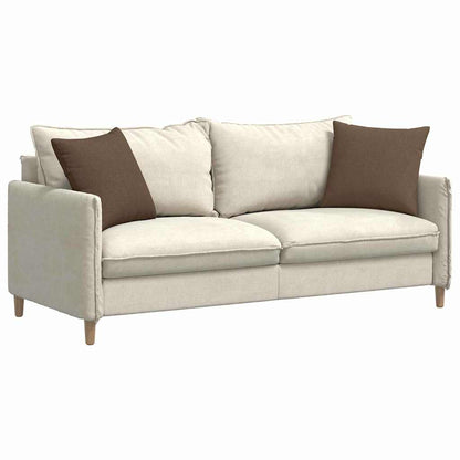 Cuscini da Divano 2 pcs Marrone 45 x 45 cm Tessuto | homemem39