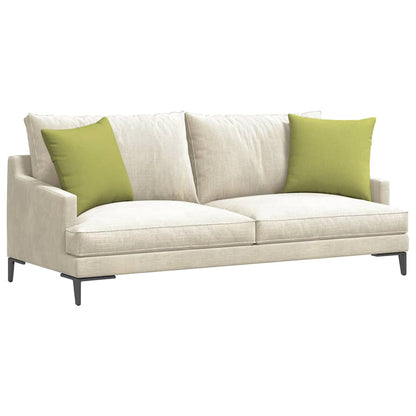 Cuscini da Divano 2 pcs Verde chiaro 45 x 45 cm Tessuto | homemem39
