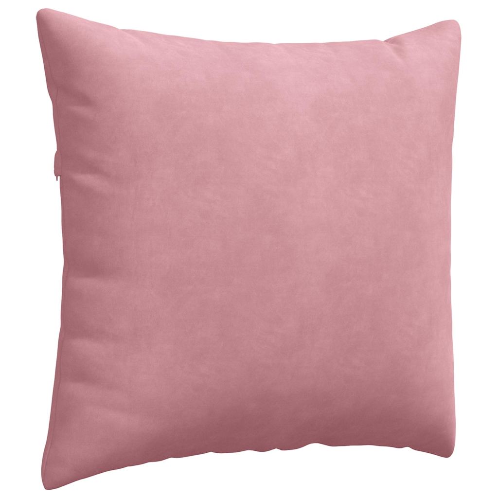 Cuscini da Divano 2 pcs Rosa 45 x 45 cm Tessuto in Cords | homemem39