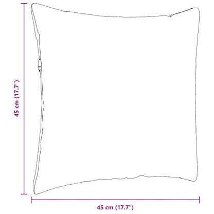 Cuscini da Divano 2 pcs Marrone 45 x 45 cm Tessuto in Cords | homemem39