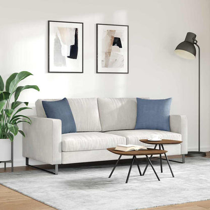 Cuscini da Divano 2 pcs Blu 45 x 45 cm Tessuto in Cords | homemem39