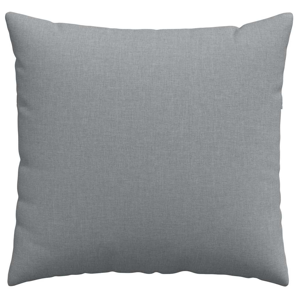 Cuscini da Divano 2 pcs Grigio chiaro 50 x 50 cm Tessuto | homemem39