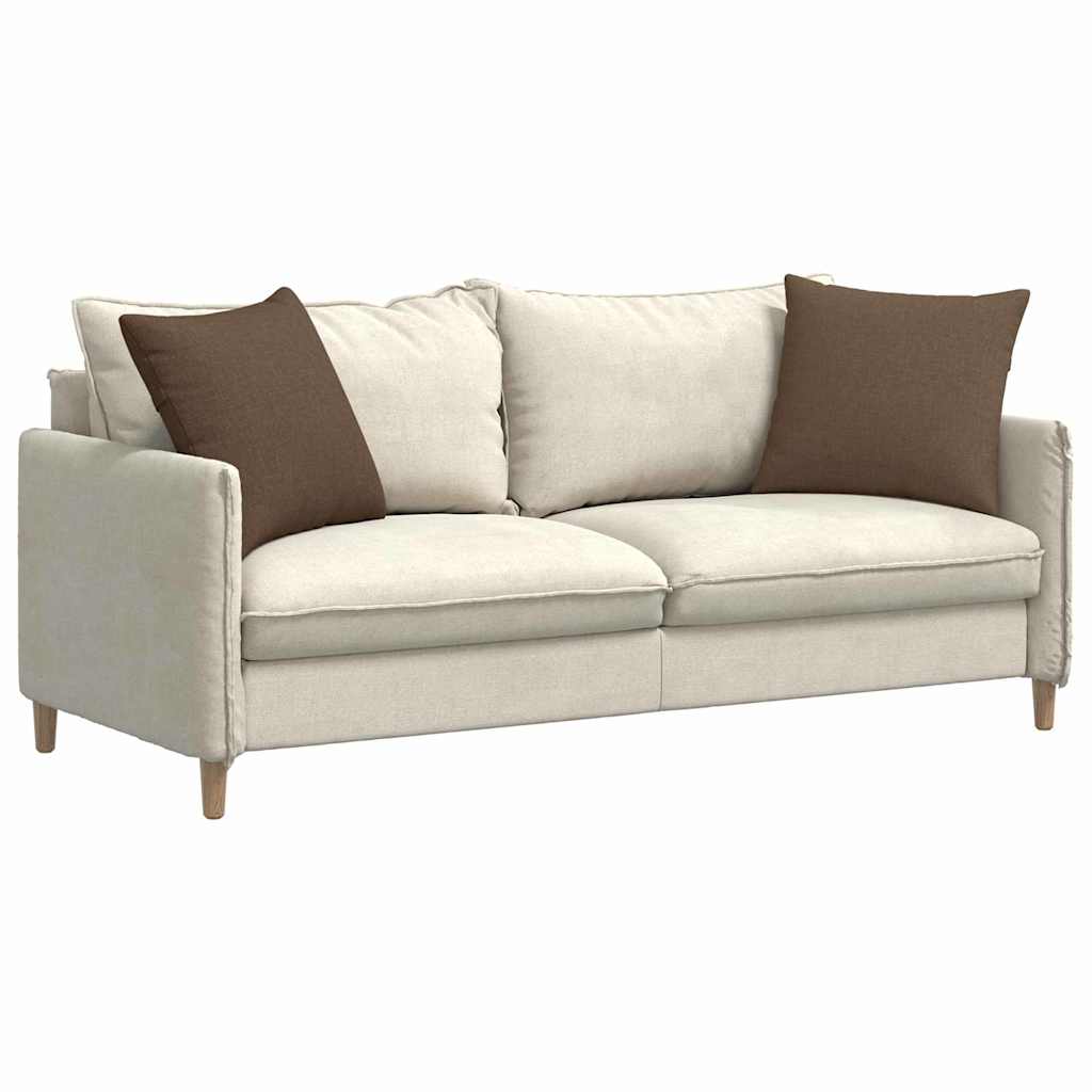 Cuscini da Divano 2 pcs Marrone 50 x 50 cm Tessuto | homemem39