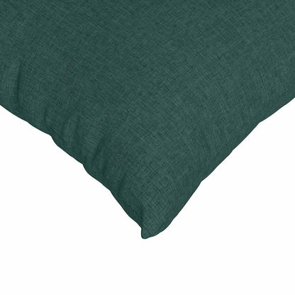 Cuscini da Divano 2 pcs Verde Scuro 50 x 50 cm Tessuto | homemem39