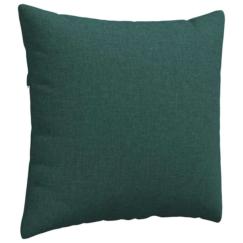 Cuscini da Divano 2 pcs Verde Scuro 50 x 50 cm Tessuto | homemem39