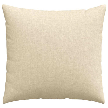 Cuscini da Divano 2 pcs Crema 50 x 50 cm Tessuto | homemem39