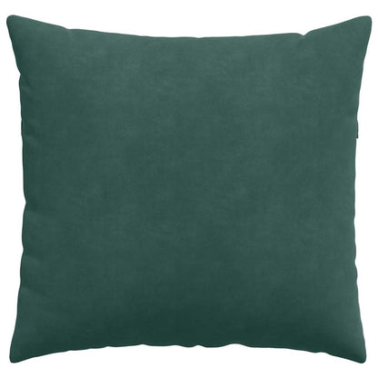 Cuscini da Divano 2 pcs Verde Scuro 50 x 50 cm Tessuto in Cords | homemem39