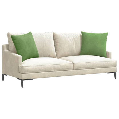 Cuscini da Divano 2 pcs Verde chiaro 50 x 50 cm | homemem39