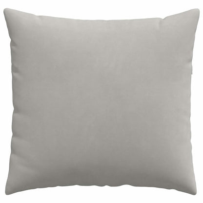 Cuscini da Divano 2 pcs Grigio chiaro 50 x 50 cm Tessuto | homemem39