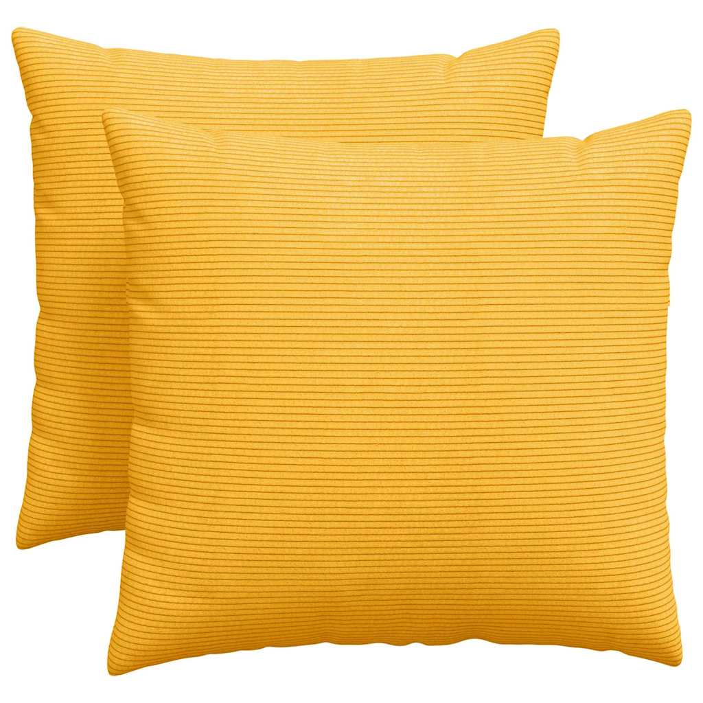 Cuscini da Divano 2 pcs Giallo Chiaro 50 x 50 cm | homemem39