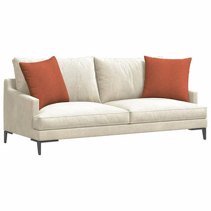Cuscini da Divano 2 pcs Rosso Arancio 50 x 50 cm | homemem39