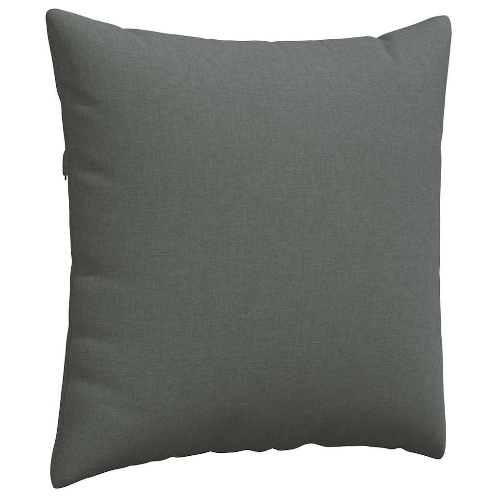 Cuscini da Divano 2 pcs Grigio scuro 60 x 60 cm Tessuto | homemem39