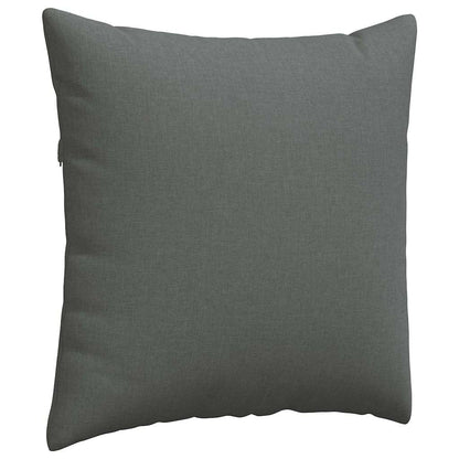 Cuscini da Divano 2 pcs Grigio scuro 60 x 60 cm Tessuto | homemem39