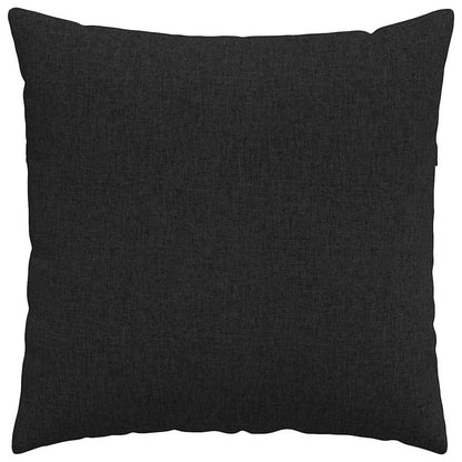 Cuscini da Divano 2 pcs Nero 60 x 60 cm Tessuto | homemem39
