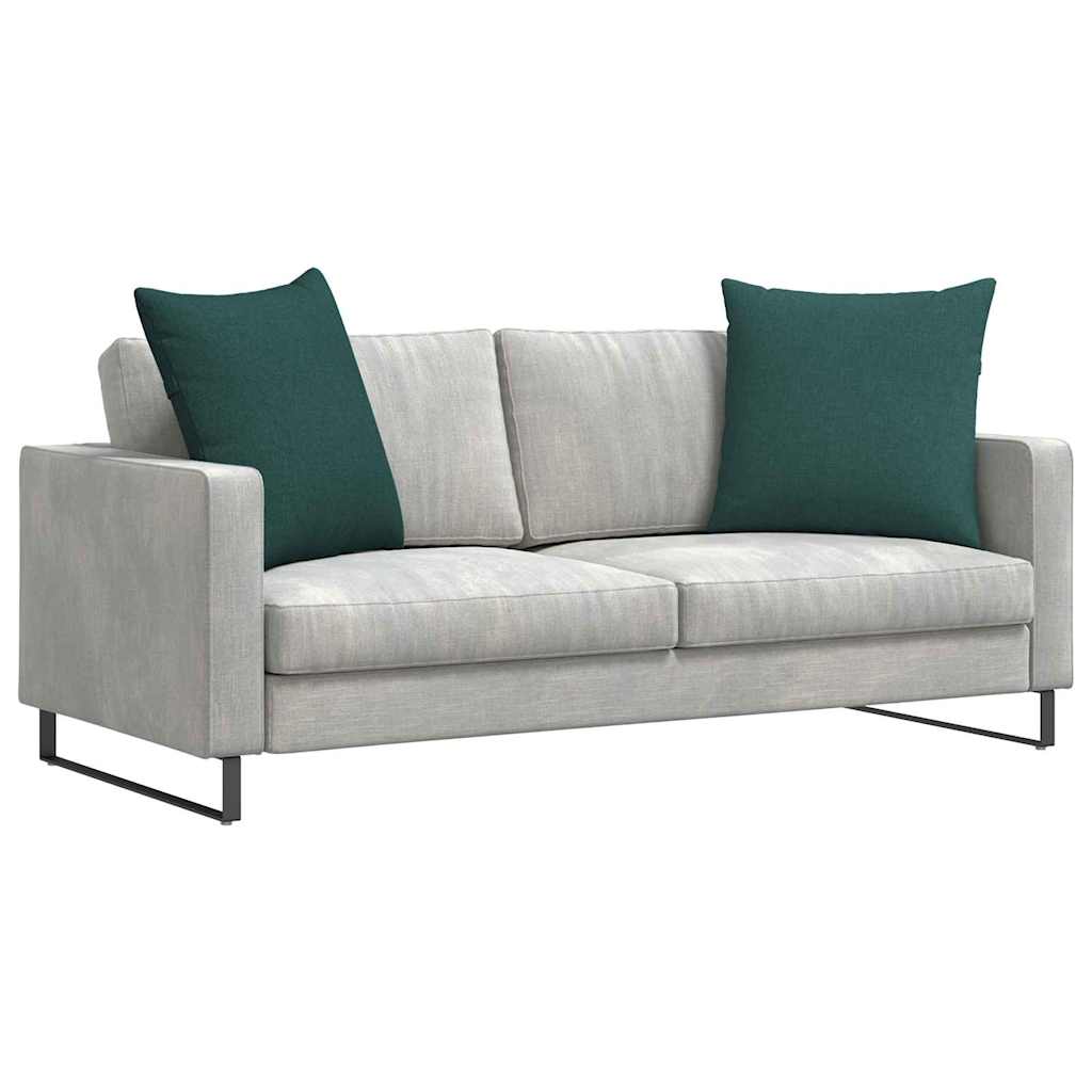 Cuscini da Divano 2 pcs Verde Scuro 60 x 60 cm Tessuto | homemem39