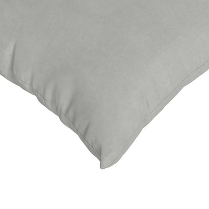 Cuscini da Divano 2 pcs Grigio chiaro 60 x 60 cm Tessuto | homemem39
