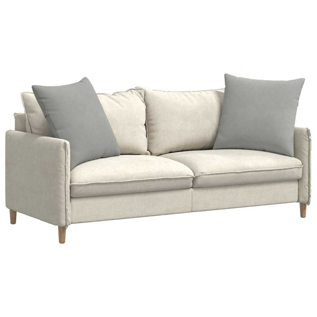 Cuscini da Divano 2 pcs Grigio chiaro 60 x 60 cm Tessuto | homemem39