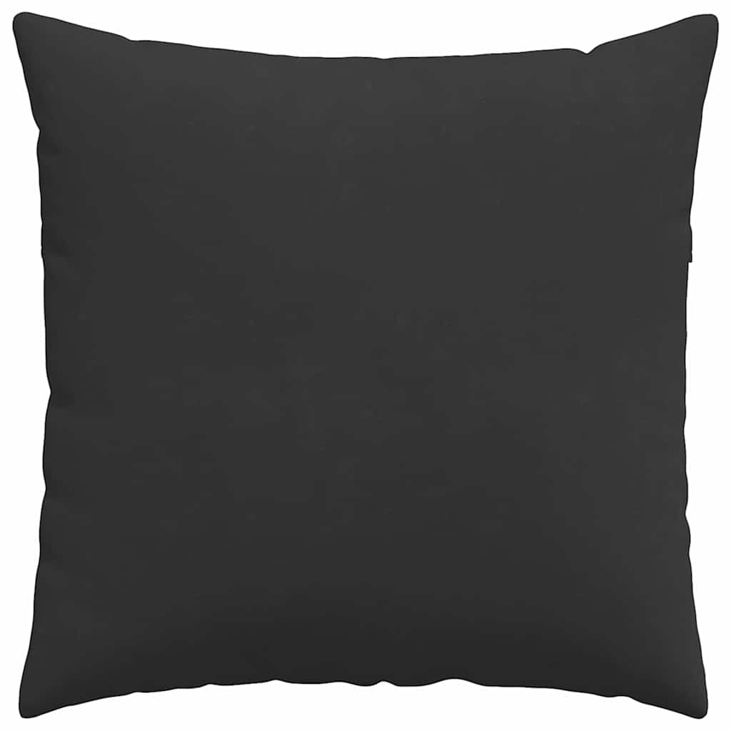 Cuscini da Divano 2 pcs Nero 60 x 60 cm Tessuto | homemem39