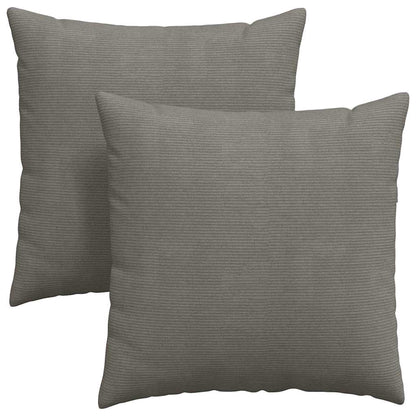 Cuscini da Divano 2 pcs Grigio chiaro 60 x 60 cm | homemem39
