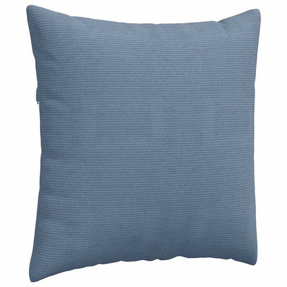 Cuscini da Divano 2 pcs Blu 60 x 60 cm Tessuto in Cords | homemem39
