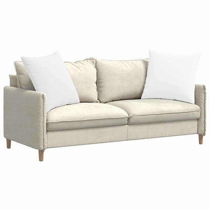 Cuscini da Divano 2 pcs Bianco 80 x 80 cm Tessuto | homemem39