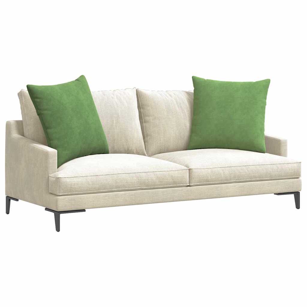 Cuscini da Divano 2 pcs Verde chiaro 80 x 80 cm | homemem39