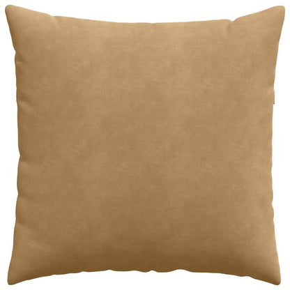 Cuscini da Divano 2 pcs Marrone 80 x 80 cm Tessuto in Cords | homemem39
