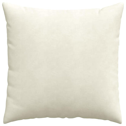 Cuscini da Divano 2 pcs Crema 80 x 80 cm Tessuto in Cords | homemem39