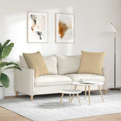 Cuscini da Divano 2 pcs Grigio Verde 80 x 80 cm | homemem39