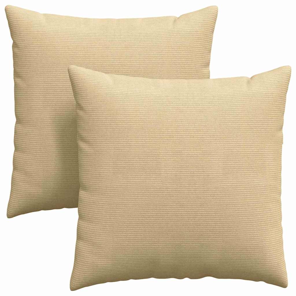 Cuscini da Divano 2 pcs Grigio Verde 80 x 80 cm | homemem39