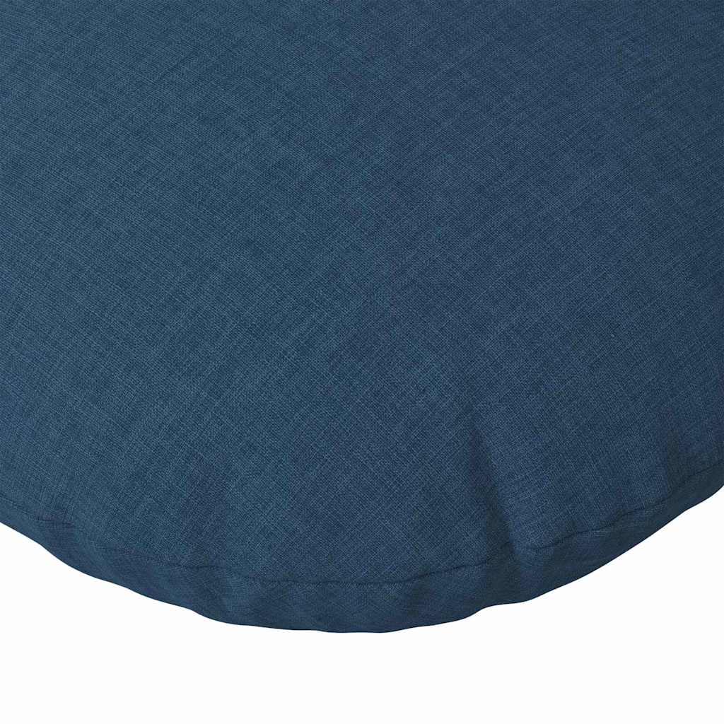 Cuscini per Seduta 2 pcs Blu Ø30 x 13 cm Tessuto | homemem39