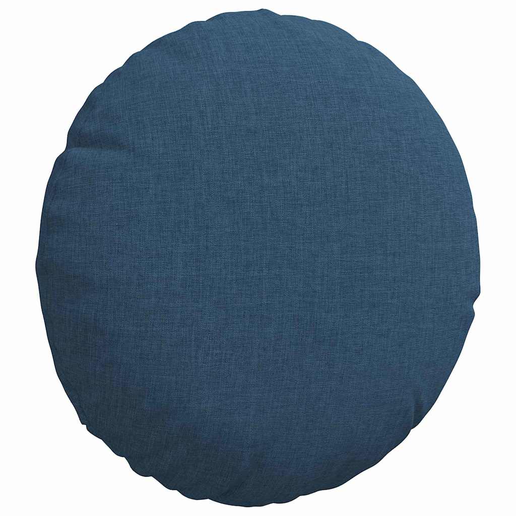 Cuscini per Seduta 2 pcs Blu Ø30 x 13 cm Tessuto | homemem39