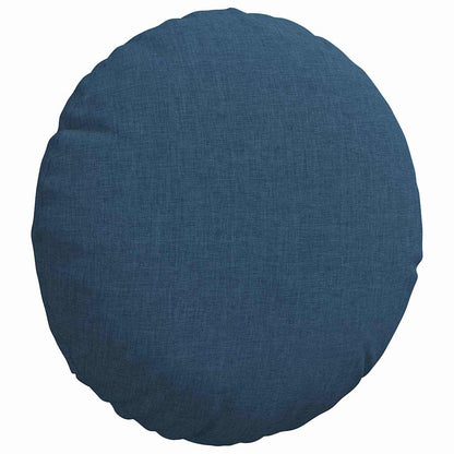 Cuscini per Seduta 2 pcs Blu Ø30 x 13 cm Tessuto | homemem39