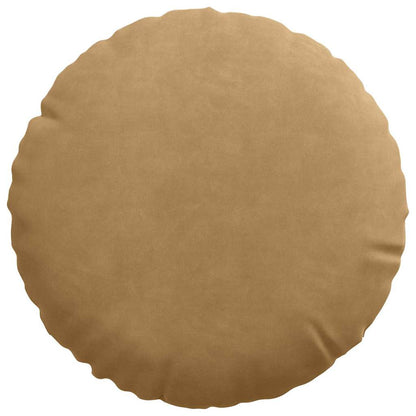 Cuscini per Seduta 2 pcs Marrone Ø30 x 13 cm Velluto | homemem39