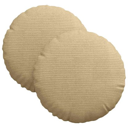 Cuscini per Seduta 2 pcs Grigio Verde Ø30 x 13 cm | homemem39