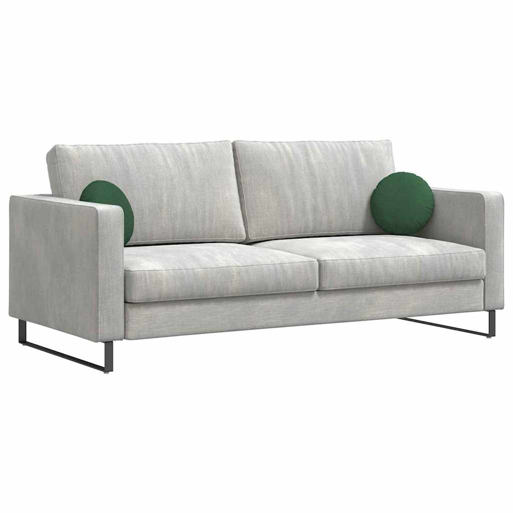 Cuscini per Seduta 2 pcs Verde Scuro Ø30 x 13 cm | homemem39