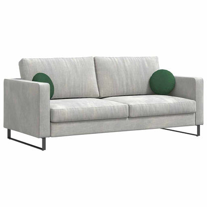 Cuscini per Seduta 2 pcs Verde Scuro Ø30 x 13 cm | homemem39