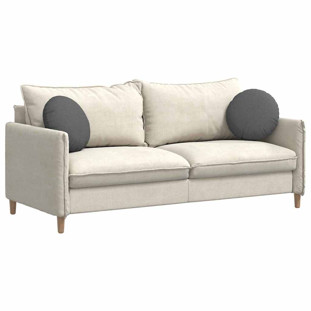 Cuscini per Seduta 2 pcs Grigio scuro Ø40 x 13 cm Tessuto | homemem39