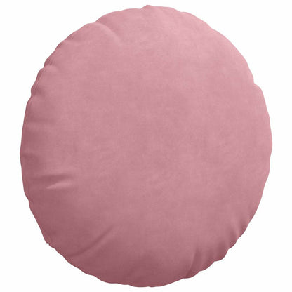 Cuscini per Seduta 2 pcs Rosa Ø 40 x 13 cm Velluto | homemem39